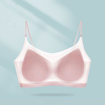 Slim Cooling Bra Made of Breathable Silk