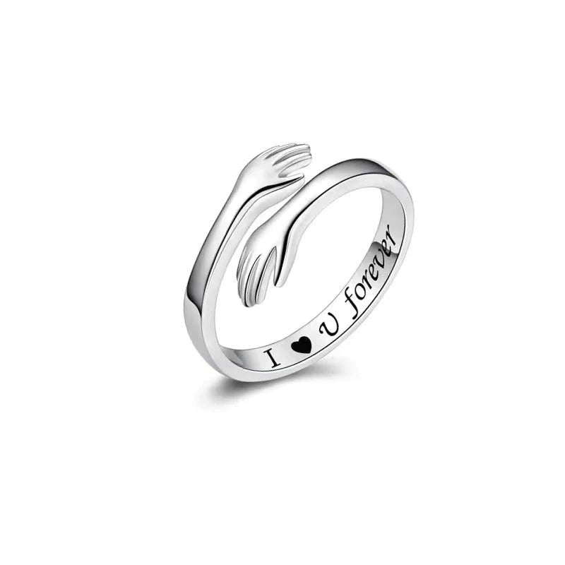 Lovely Heart Shaped Hug Ring