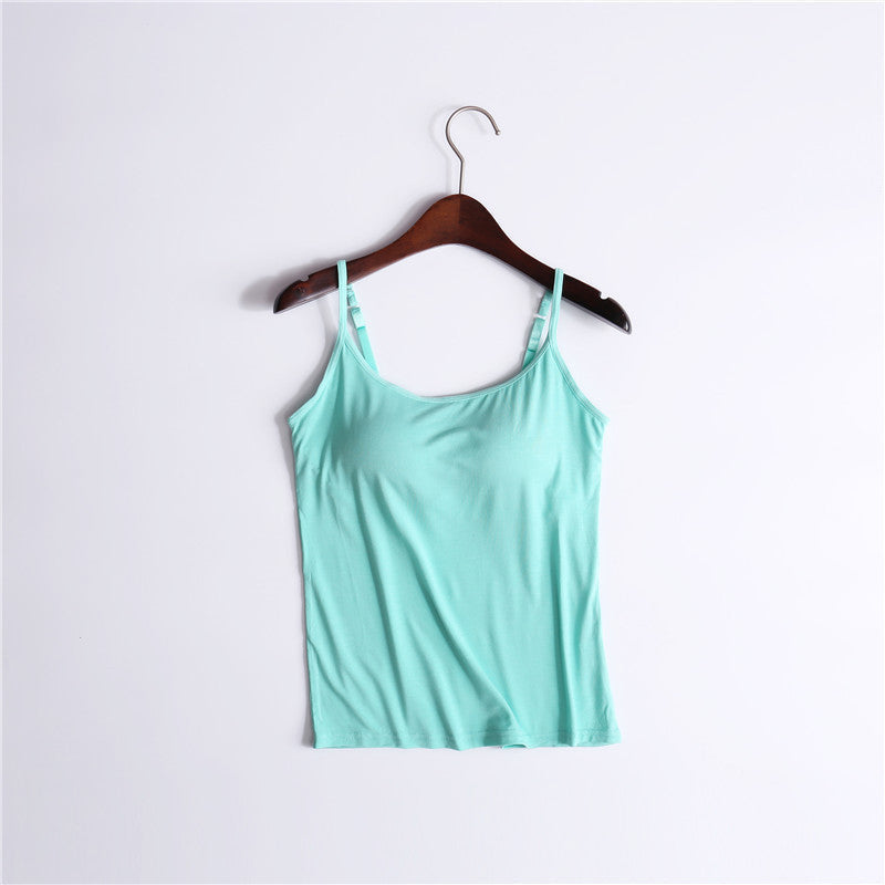 Comfortable Sports Tank Top with Bra