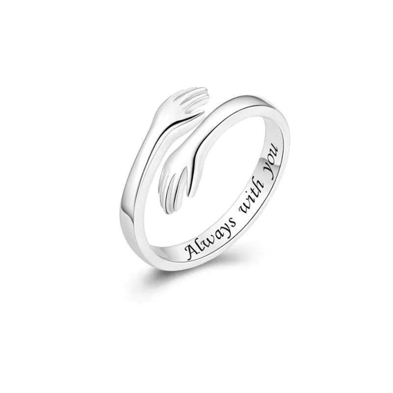 Lovely Heart Shaped Hug Ring