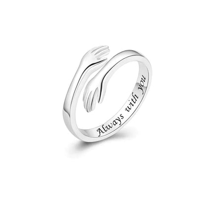 Lovely Heart Shaped Hug Ring