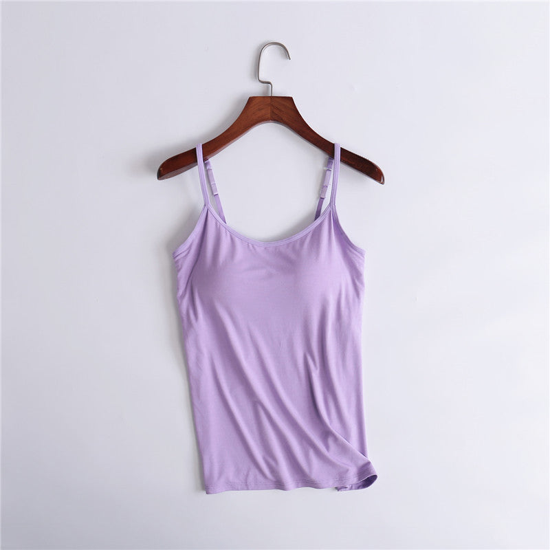 Comfortable Sports Tank Top with Bra