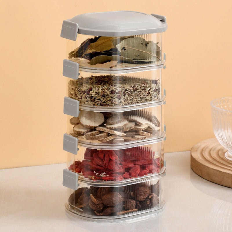 Spice Organizer Multi Compartment Storage Container