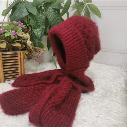 Warm Windproof Hearing Protection Hat Set