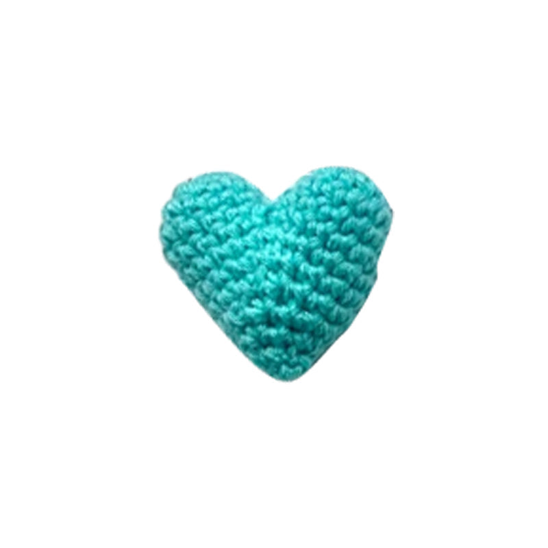 Cute Handmade Crochet Heart Pocket Token