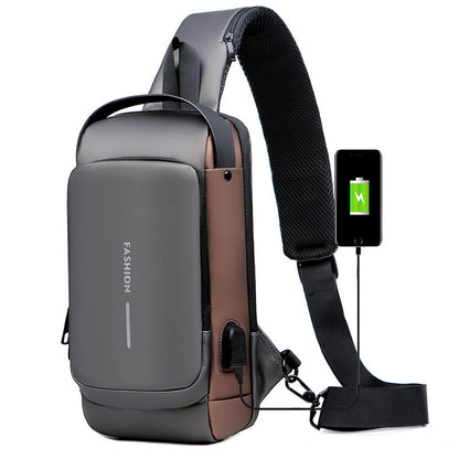 Secure USB Crossbody Sling Travel Bag - Befez