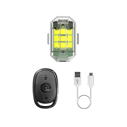 Bright LED Bike Tail Light - Rechargeable Wireless Brake Signal - Befez