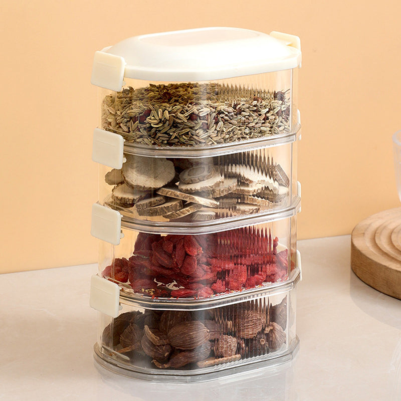 Spice Organizer Multi Compartment Storage Container