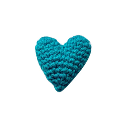 Cute Handmade Crochet Heart Pocket Token