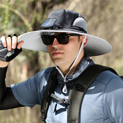 Waterproof Outdoor Fishing Cap with Solar Fan - Befez