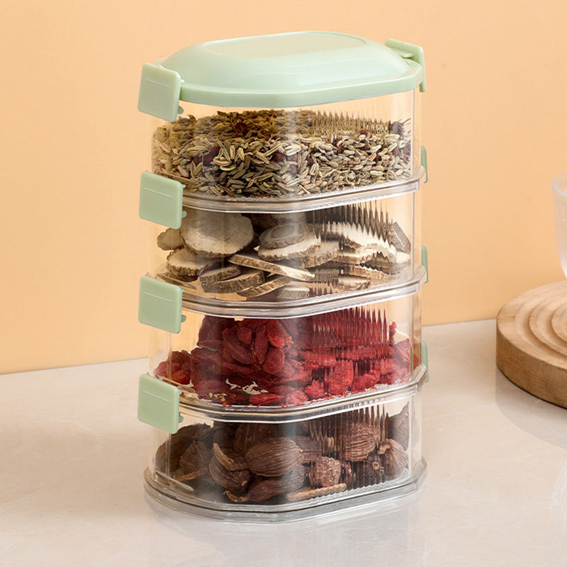 Spice Organizer Multi Compartment Storage Container