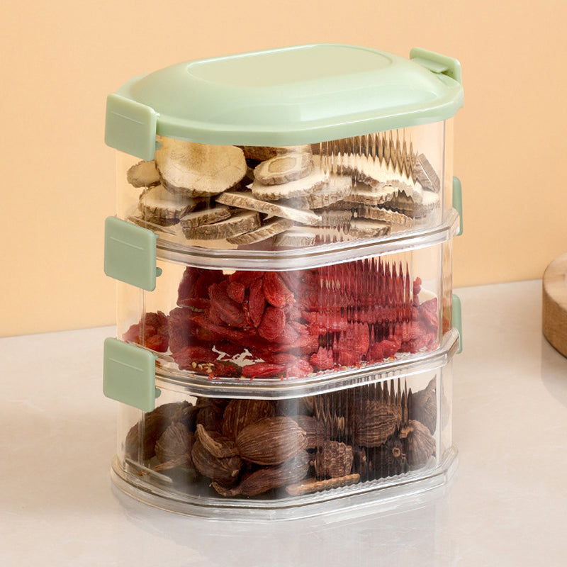 Spice Organizer Multi Compartment Storage Container