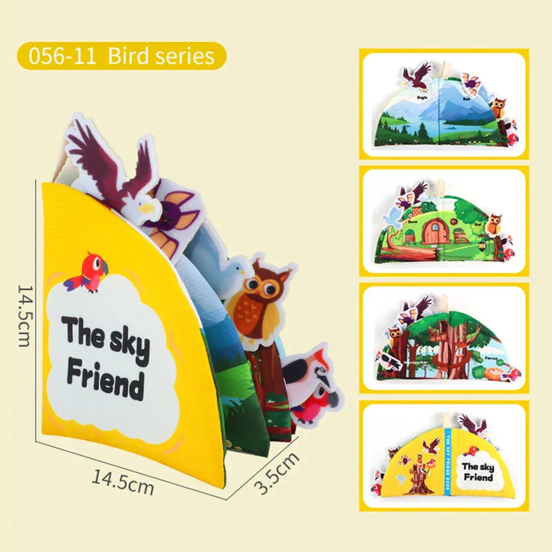 Befez | Sensory Baby Book - Interactive Touch & Feel Toy - Befez