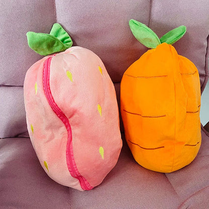 Cuddly Orange Bunny Soft Toy