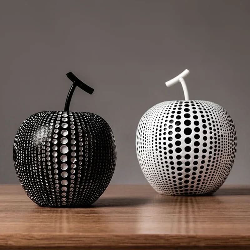 Cute Polka Dot Apple Home Decor Figurine