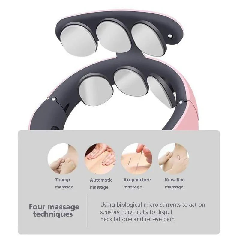 Relaxing Neck Massager with Deep Pulse Modes