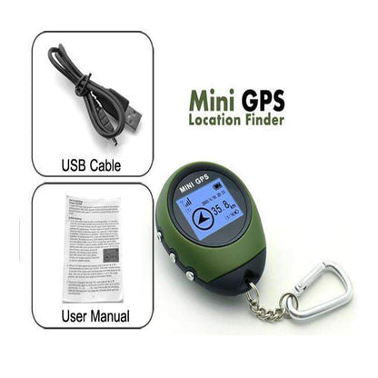 Compact Portable GPS Tracker Keychain Device - Befez