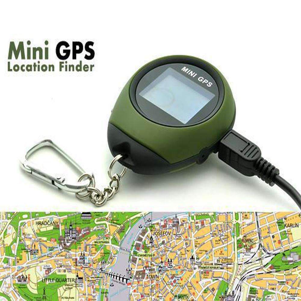 Compact Portable GPS Tracker Keychain Device