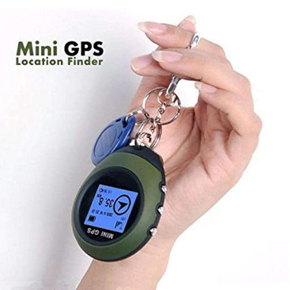 Compact Portable GPS Tracker Keychain Device