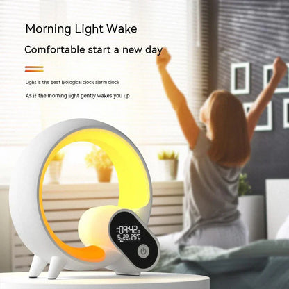 Color Changing Bedside Lamp with Soothing White Noise