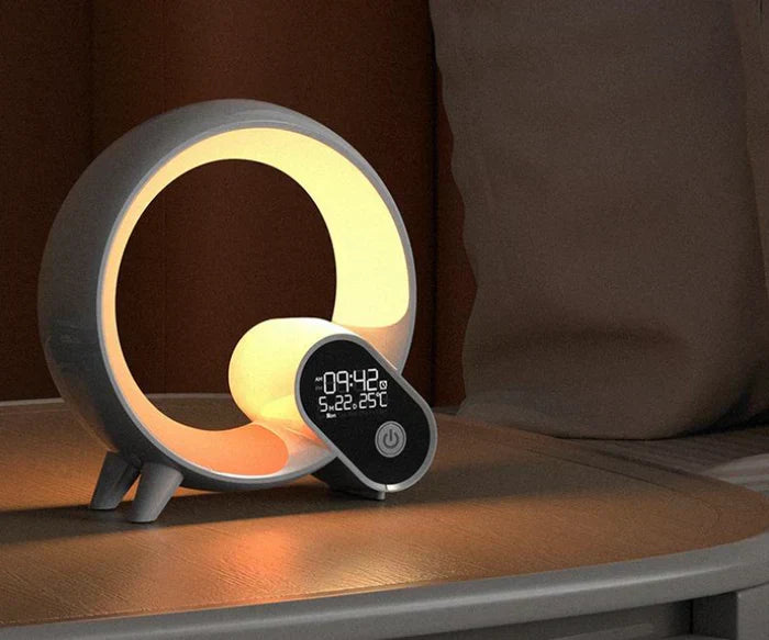 Color Changing Bedside Lamp with Soothing White Noise