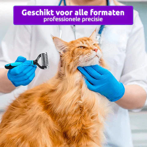 EasyGroom Dual Sided Pet Grooming Brush Tool - Befez