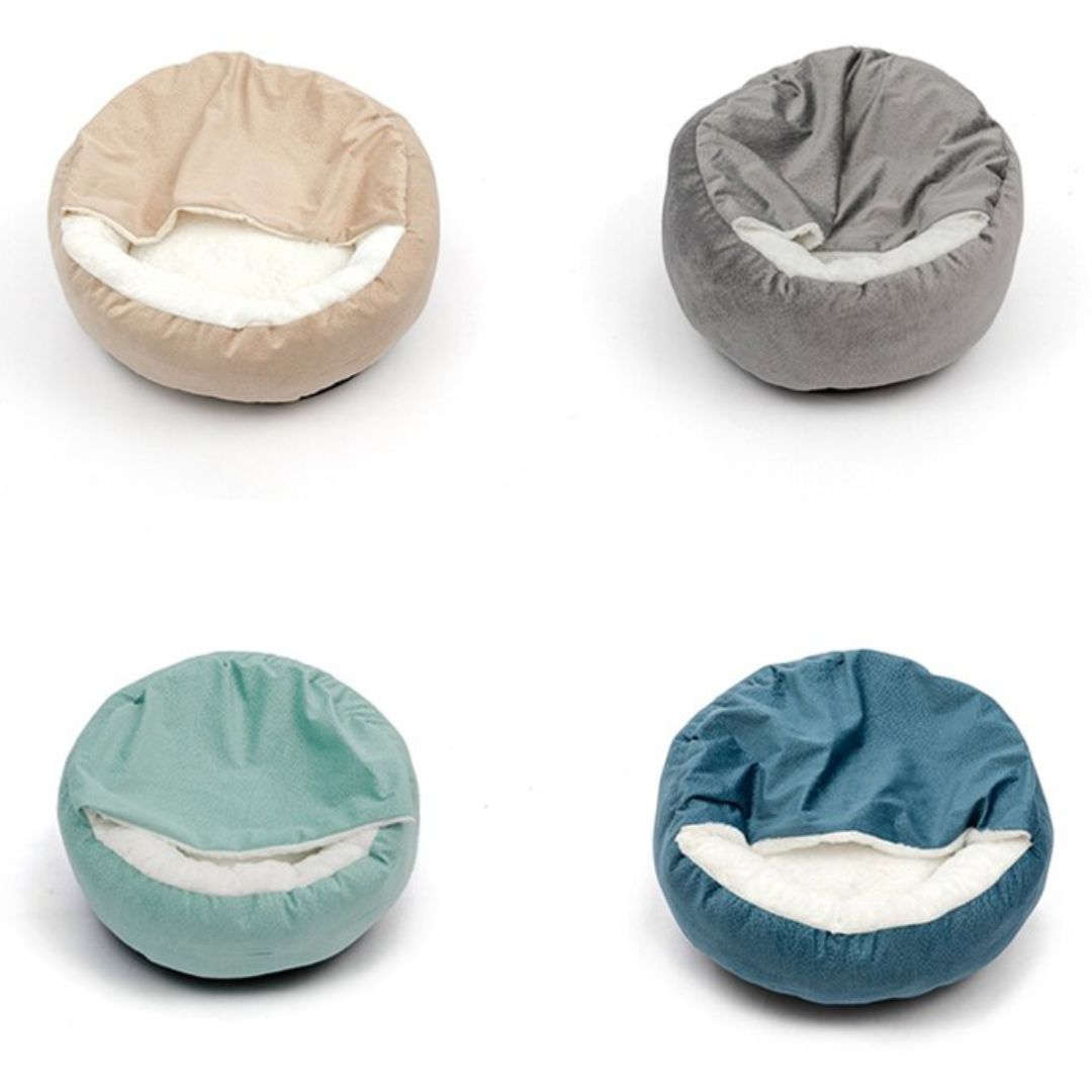 Cozy Pet Hideaway Cave Bed