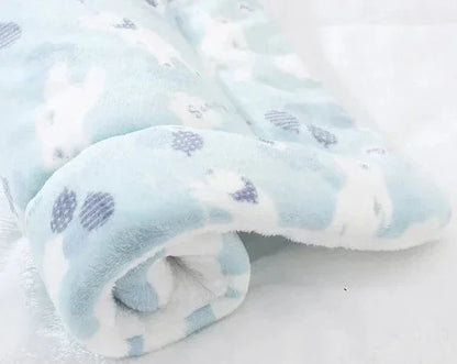 Cozy Plush Kitten Throw Blanket