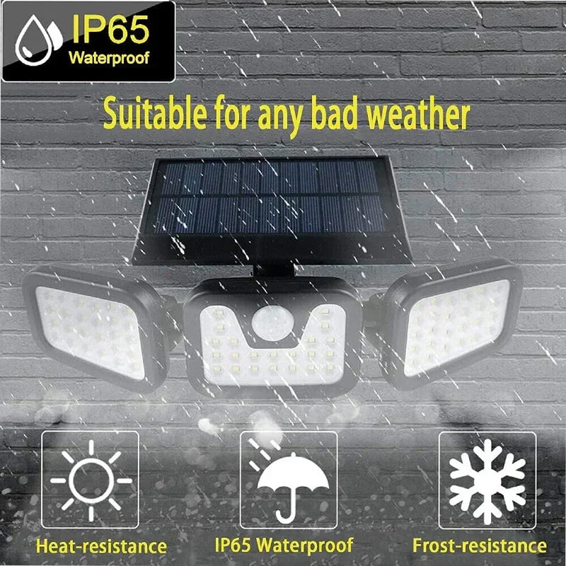 Outdoor Solar Powered Wall Light