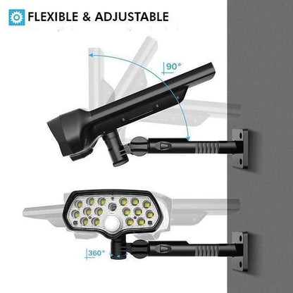 Powerful Outdoor Solar Flashlight