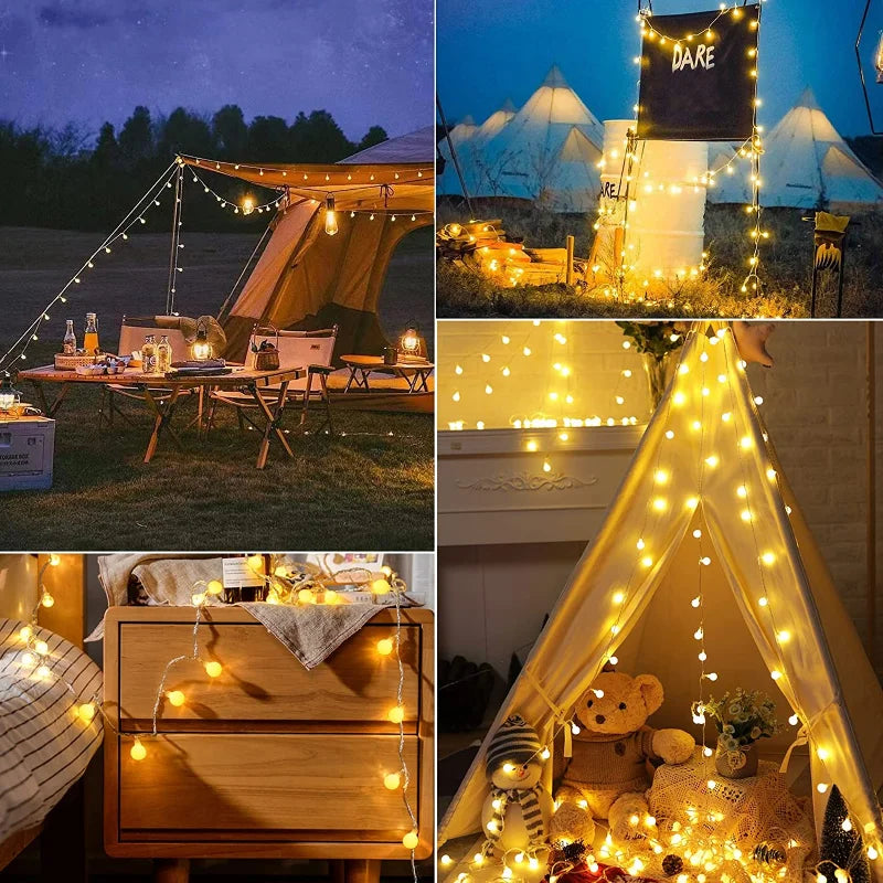 Outdoor Solar String Fairy Lights