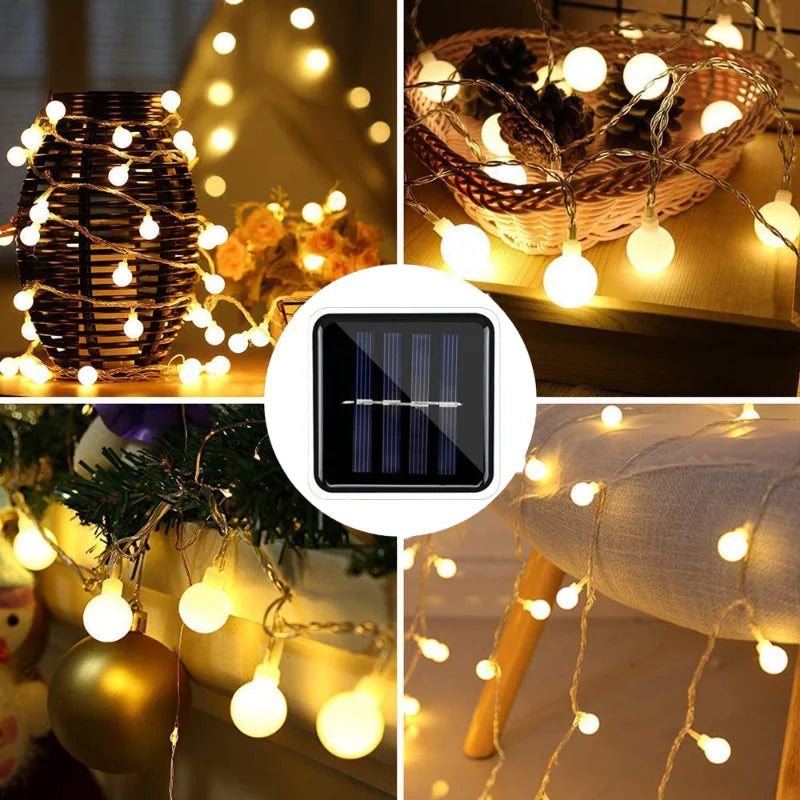 Outdoor Solar String Fairy Lights