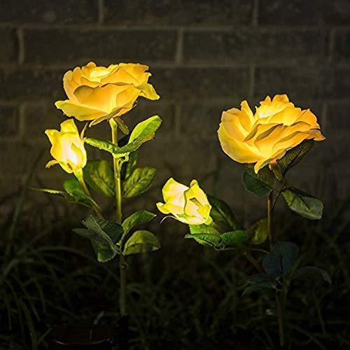 Colorful Solar Power Rose Lights