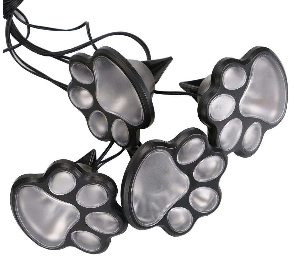 Adorable Pet Footprint Yard Lights