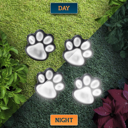 Adorable Pet Footprint Yard Lights