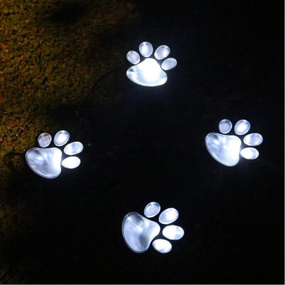 Adorable Pet Footprint Yard Lights
