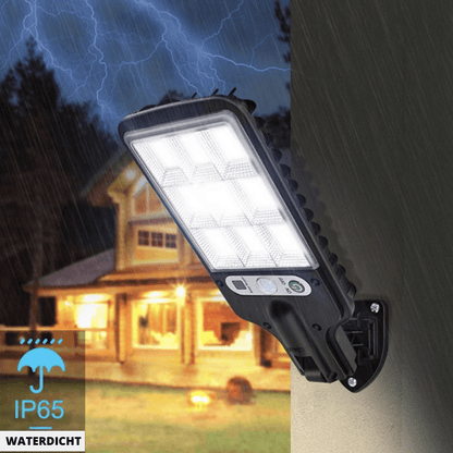 Solar Powered Motion Sensor Outdoor LED Lamp