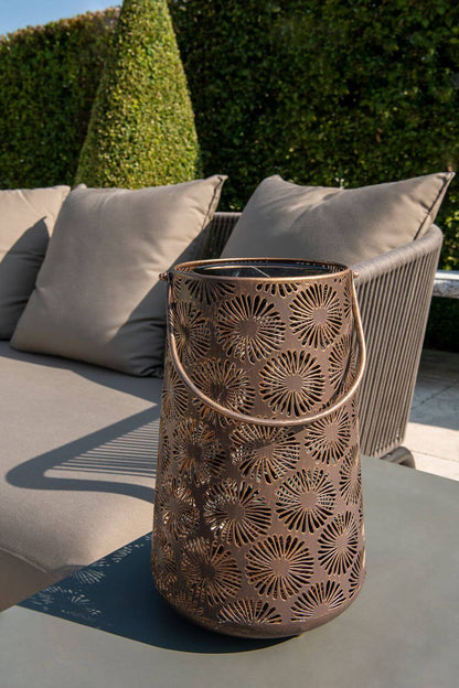 Classic Floral Outdoor Solar Lantern