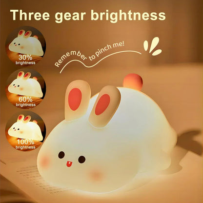 Calming Bedside Lamp - Cute Bunny Nightlight
