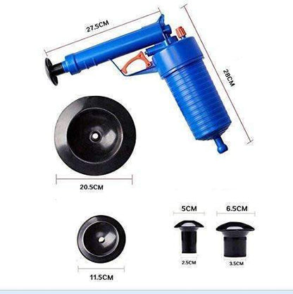 Powerful Air Drain Blaster for Clogged Sink Drains