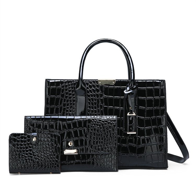 Luxury Crocodile Pattern Tote Bag