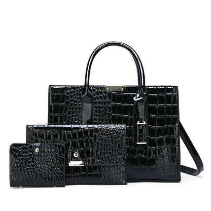Luxury Crocodile Pattern Tote Bag