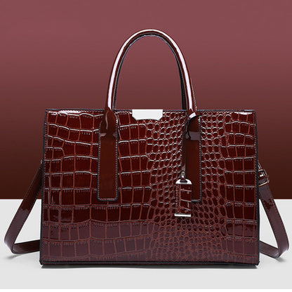 Luxury Crocodile Pattern Tote Bag - Befez