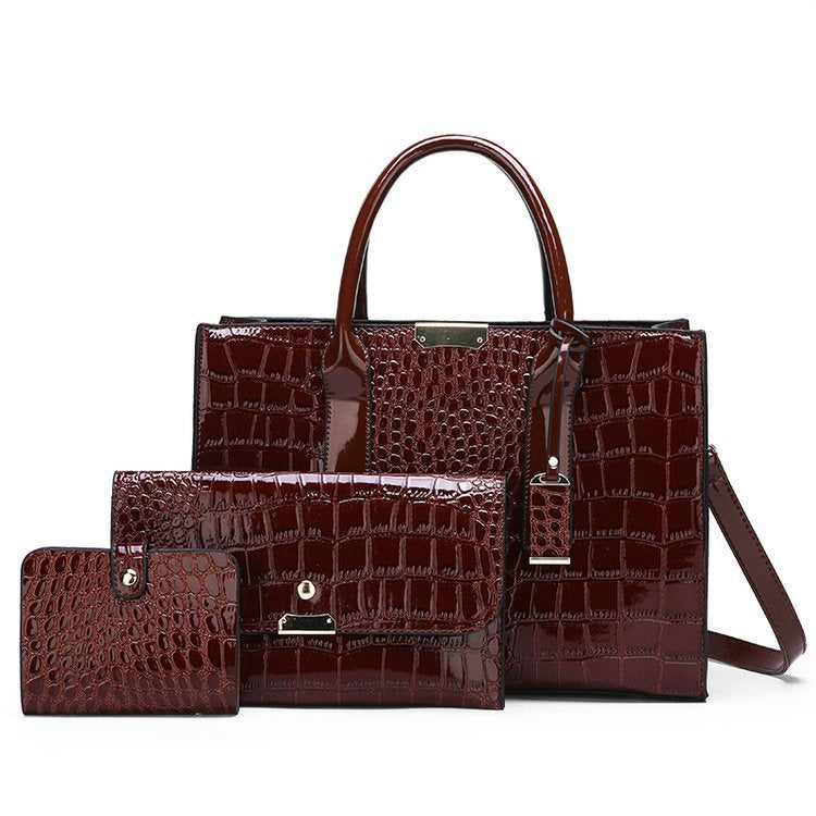 Luxury Crocodile Pattern Tote Bag