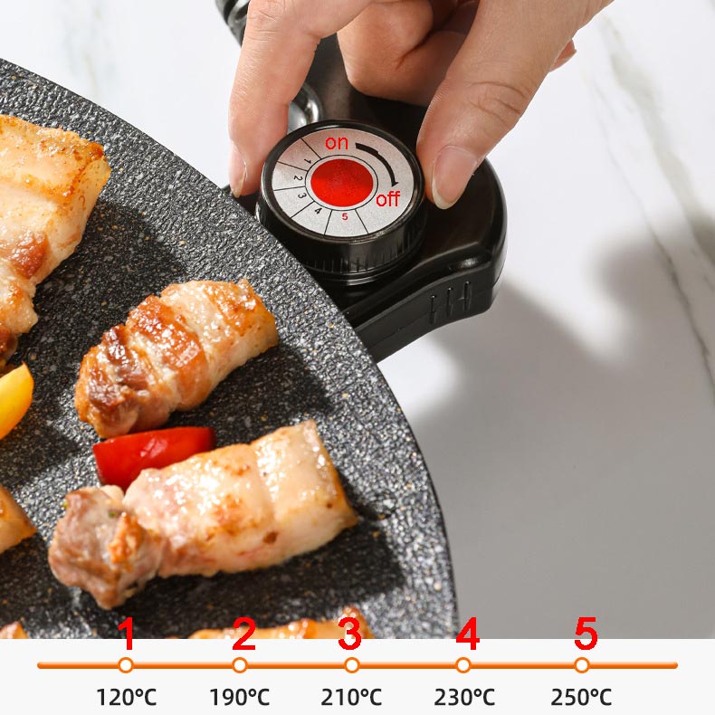 Non Stick Electric Griddle for Healthy Smokeless Cooking