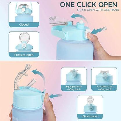 Inspiring 3-in-1 Hydration Water Bottle