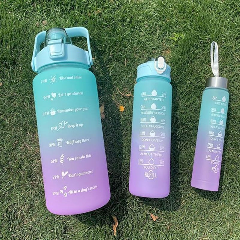 Inspiring 3-in-1 Hydration Water Bottle