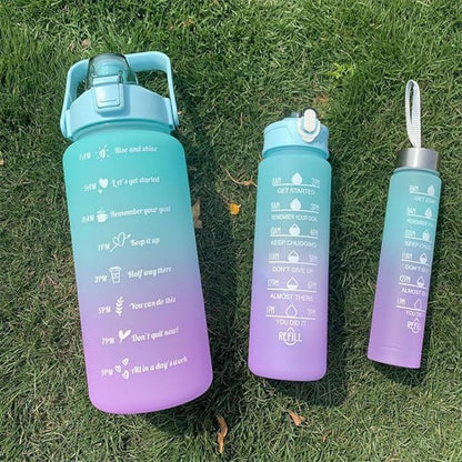 Inspiring 3-in-1 Hydration Water Bottle
