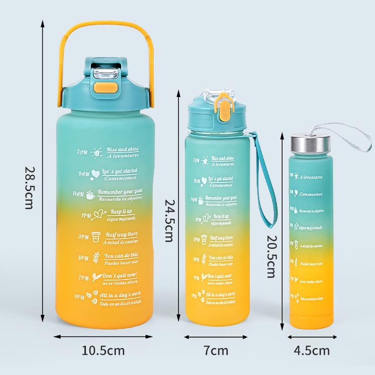 Inspiring 3-in-1 Hydration Water Bottle