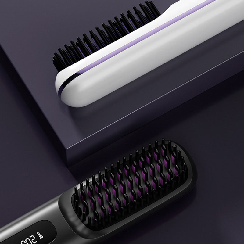 Fast Wireless Ceramic Flat Iron Comb